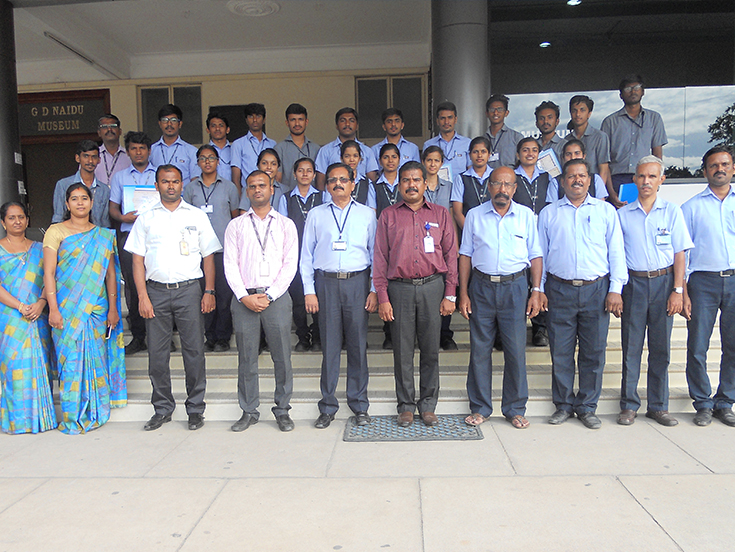 TVS Sponsored Trainers from TCE, Madurai & MCET, Pollachi (Internship Program on Practical Experience in Manufacturing Process)